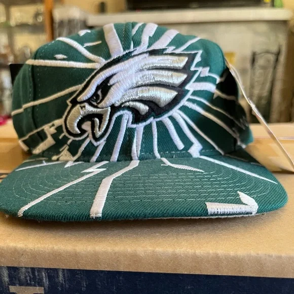 Philadelphia Eagles NFL Vintage Snapback Hat Pro Line Starter RARE - Picture 1 of 7